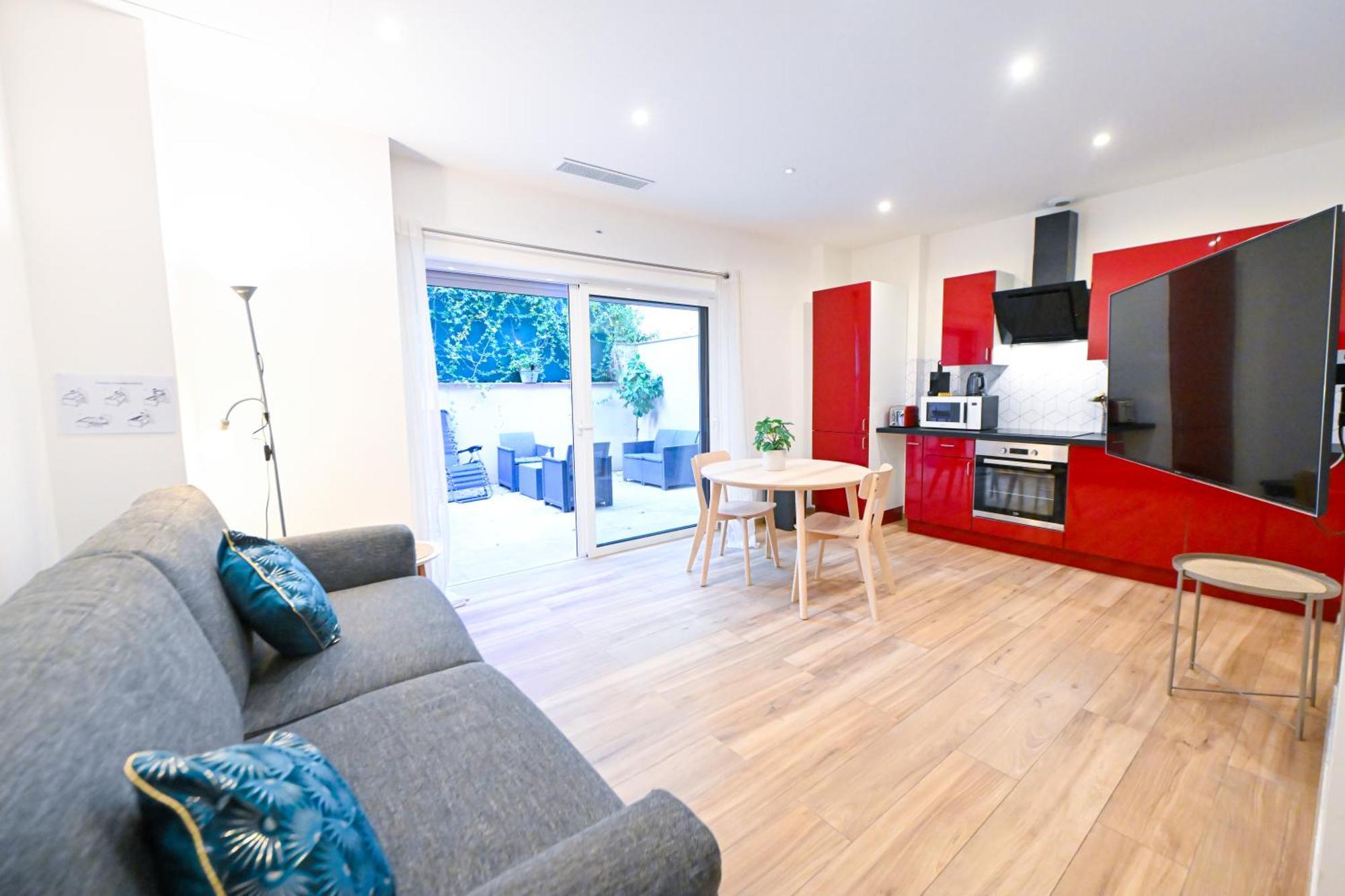 Beau Studio Cozy Centre Ville Et Plages Avec Terrasse N3 Nice Bagian luar foto